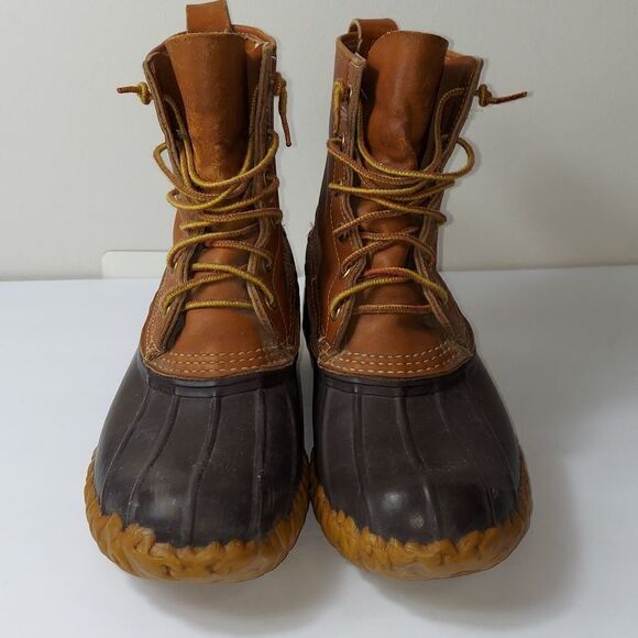 Vintage L.L.Bean Maine Hunting Bean   Duck Boots Sz 8 - Picture 2 of 14